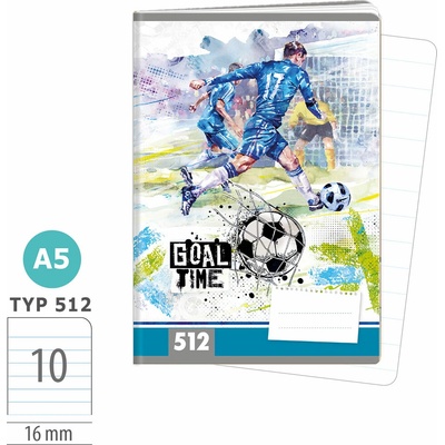 ARGUS Zošit A5 TYP 512 GOAL TIME