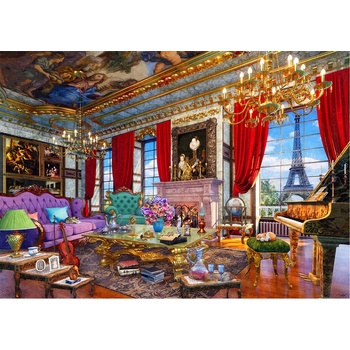 Wooden City - Puzzle Dominic Davison: Palace in Paris drevené - 2 000 piese