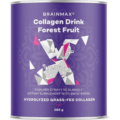 BrainMax Collagen Drink lesné ovocie 300 g