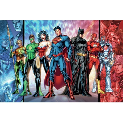 Plagát, Obraz - Justice League - United, 120 × 80 cm