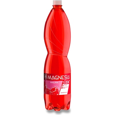 Magnesia Red ochucená minerální voda Malina 6 × 1,5 l