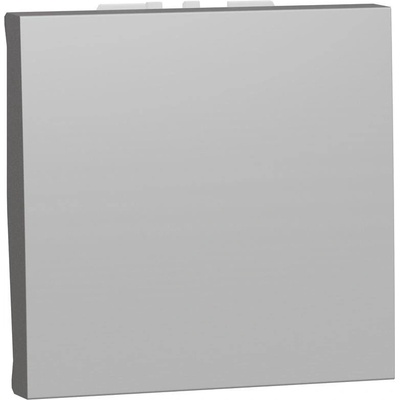 Schneider Electric SE Бутон NO/NC 2 мод. цвят Алуминий Unica - NU323630 (NU323630)