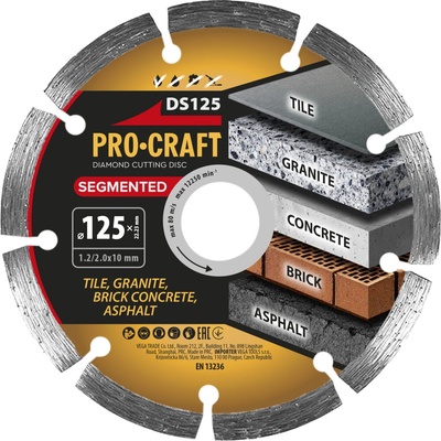 Sada diamantových kotoučů Procraft DS3.125 (DS125/DR125/DC125) / DS3.125