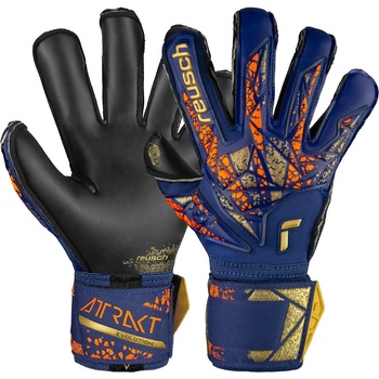 Reusch Attrakt Gold X Evolution Cut modrá/zlatá/černá