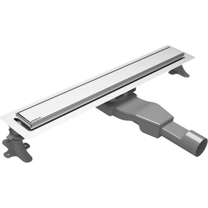 WIRQUIN Комплект душ канал с капак Wirquin Flat Linear, инокс, 60 см (30950219)