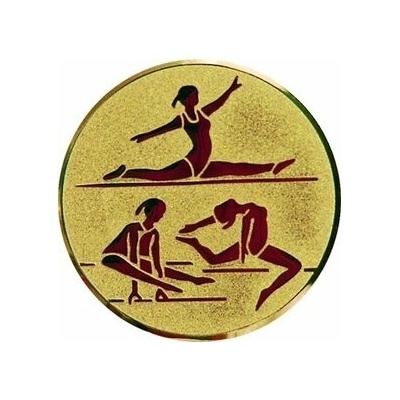 TROFEJE.sk Emblém 50mm 96 gymnastika ženy