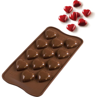 Silikomart Форма за шоколадови бонбони Scg48 My Love силиконова (22.148.77.0065)