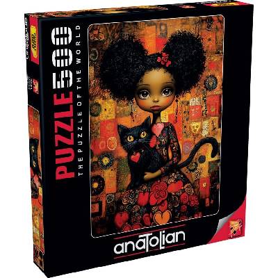 Anatolian Пъзел Anatolian от 500 части - Черна котка (P3641)