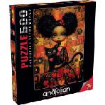 Anatolian Пъзел Anatolian от 500 части - Черна котка (P3641)