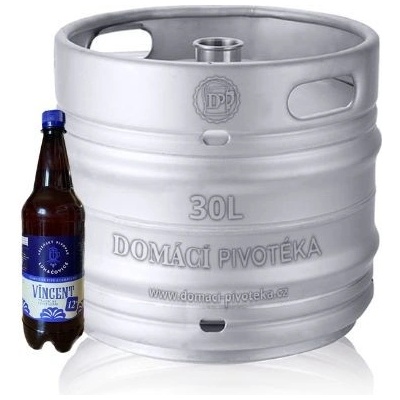 Luhačovice Vincent světlý ležák 12° 30 l (sud)