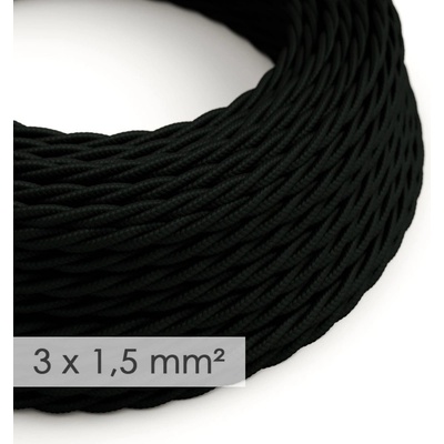 Creative Cables TM04 3x1,5mm² černá 1 m