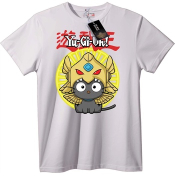 NOONEBRAND Тениска Yu-Gi-Oh! Котка - 6XL, White