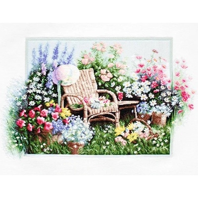 Luca-S Цветна градина - гоблен със схема b2344