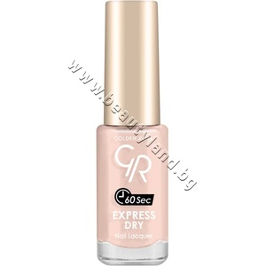 Golden Rose Лак за нокти Golden Rose 60sec Express Dry, p/n GR-32001 - Бързо съхнещ лак за нокти (GR-32001)