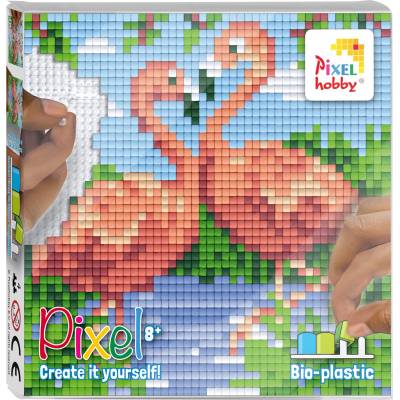 Pixelhobby Креативен комплект с пиксели Pixelhobby - Фламинго, Pixel Classic (44002)