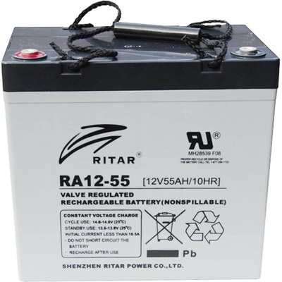 Ritar Оловна батерия RITAR (EV12-55), AGM, 12V, 55Ah, За електрически колички