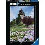 Ravensburger Пъзел Ravensburger от 1000 части - Часовниковата кула в Грац, Австрия (12000611)
