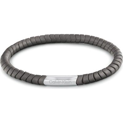 Calvin Klein Pánský náramek z lávového kamene Intuitive Connection 35100052