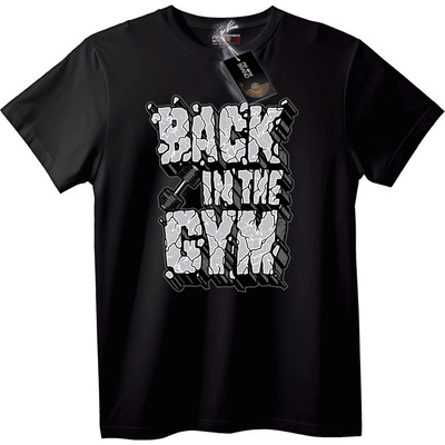 NOONEBRAND Тениска Обратно във Фитнеса - 6XL, White