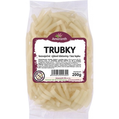 Amaranth Rúrky ryžové bezvaječné 200 g