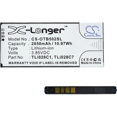 Cameron Sino Alcatel 1B (2020) CAMERON SINO Li-Ion батерия 3.85V/2850mAh, съвместима с Alcatel TLi028C1, ЧЕРНА CS-OTB502SL (CS-OTB502SL)