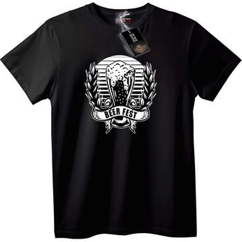 NOONEBRAND Тениска Бирен Фест - L, Black