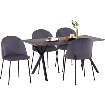 Bogdan Furniture К-кт маса 140х80 см и 4 стола Memo. bg модел Klara