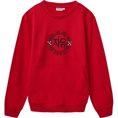 Winkiki Kids Wear mikina Nobody červená