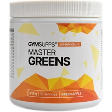 GymSupps Master Greens 216 g zelené jablko