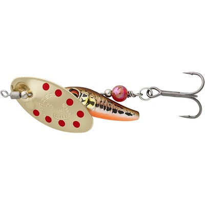 Savage Gear Rotačka Sticklebait Spinner Minnow Gold Red 3 9,1g