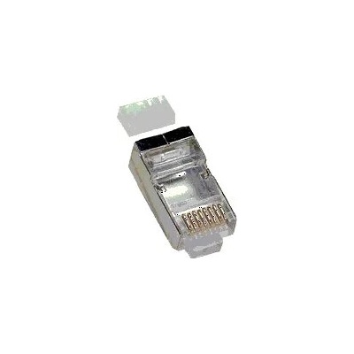 EuroLan konektor FTP RJ45, Cat.6, 8p8c, drát, pozlacený, skládaný LY-US013
