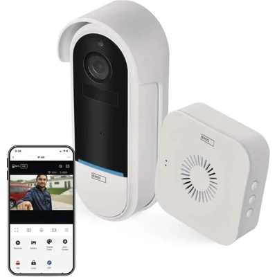 Emos GoSmart Domový bezdrôtový batériový videozvonček IP-15S s WiFi