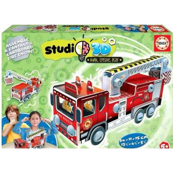Educa Studio 3D model Hasičské vozidlo