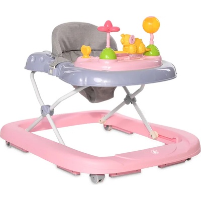 Lorelli ПРОХОДИЛКА happy land bubblegum/grey-pink (10120430017)