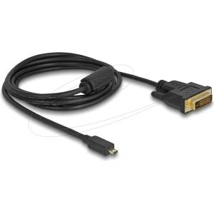 Delock Кабел micro HDMI мъжко към DVI-D мъжко (DELOCK-83586)