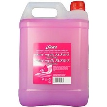 Florea tekuté mýdlo s glycerinem růžové 5 l
