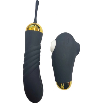 Sexy Elephant® Комплект от засмукващ вибратор и пулсатор - Pleasurix Duo