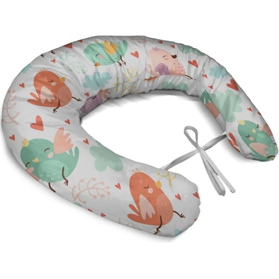 Sablio Těhotenský polštář Oblak s ptáčky