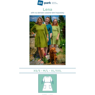 de-park Papírový střih - Lena vel. XS-XXL – Zboží Dáma