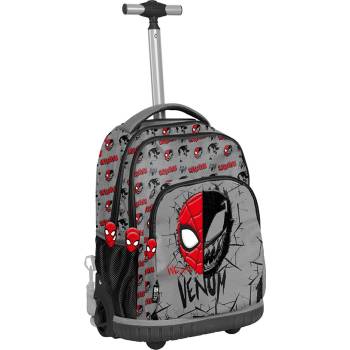 Paso batoh na kolečkách Spider-Man šedý