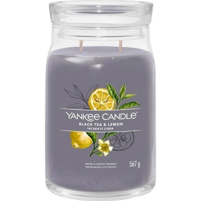 Yankee Candle Signature Black Tea & Lemon 567 g – Hledejceny.cz