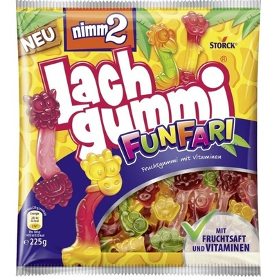 nimm2 Lach gummi Funfari ovocné želé cukríky 225 g