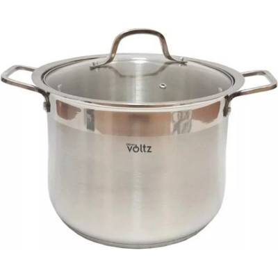 Voltz Дълбока тенджера Oliver Voltz OV51211D30, 16.2 л, 30х23 см, Дебело дъно, Индукция, Инокс (OV51211D30)