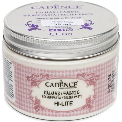 Cadence Fabric Hi-Lite Magic reliéfní pasta na textil 150 ml zelená
