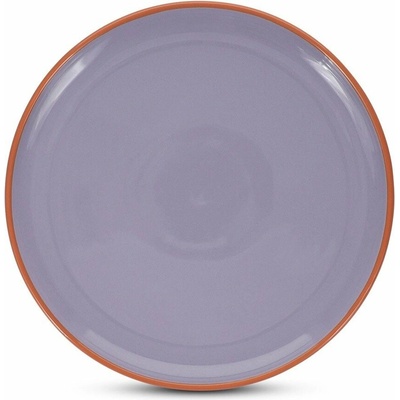 Oranžový/fialový kameninový tanier ø 26 cm Duo – ONA