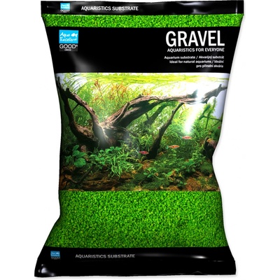 Aqua Excellent písek svítivě zelený 1,6-2,2 mm, 3 kg – Zboží Dáma