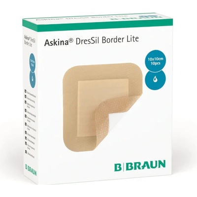 B. Braun Askina DresSil Border Lite 10 ks 10 x 10 cm