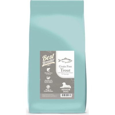 Best Breeder Grain Free Senior Trout with Salmon Sweet Potato & Asparagus 2 kg
