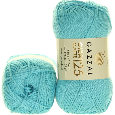 Gazzal Giza Matte 125 5580 tyrkysově modrá