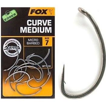 Fox EDGES Curve Shank hooks Medium vel.5 10 ks